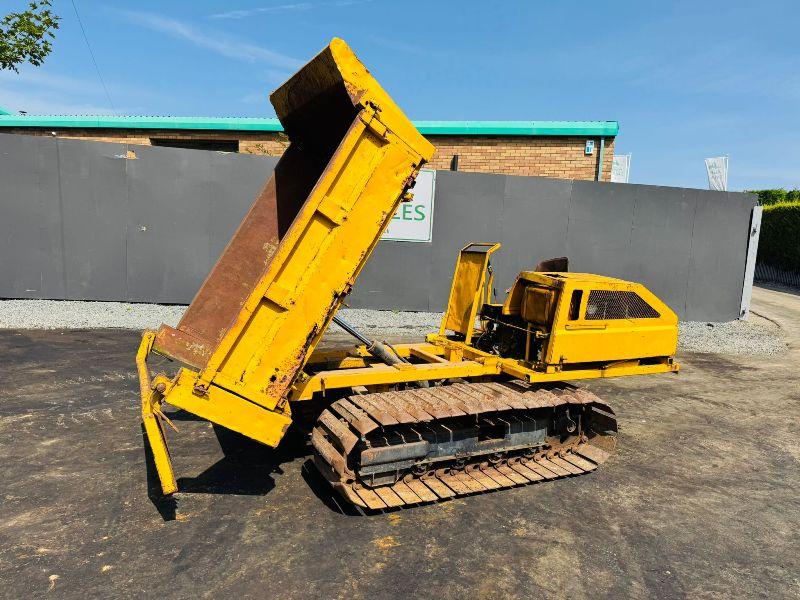 3 TONNE TRACKED DUMPER*C/W HYDRAULIC TIP*VIDEO*