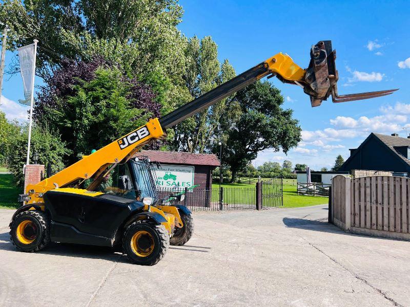 JCB 525-60 HI VIZ 4WD TELEHANDLER *YEAR 2015* C/W PALLET TINES *VIDEO*