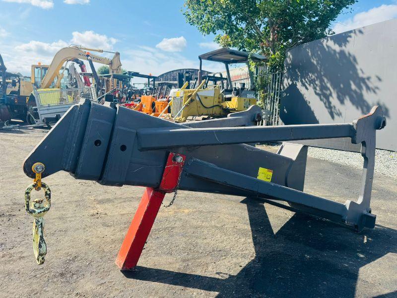 VOLVO JIB TO SUIT L150 L180 L220 WHEEL LOADER*YEAR 2015*VIDEO*