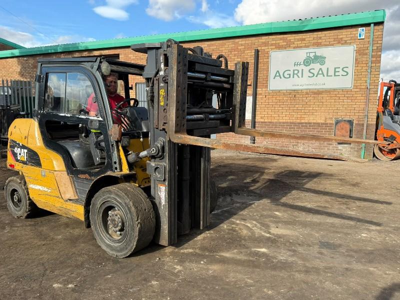 CATERPILLAR DP45NT FORKLIFT*C/W FORK POSITIONER*YEAR 2014*VIDEO*