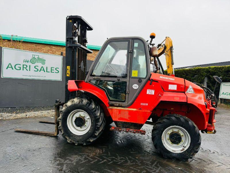 MANITOU M30-4 3 STAGE MASTED FORKLIFT*YEAR 2014*C/W PALLET TINES*VIDEO*