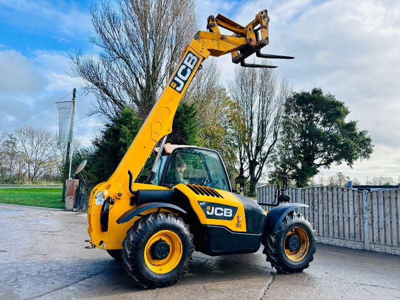 JCB 531-70 4WD TURBO TELEHANDLER *YEAR 2013* C/W PALLET TINES *VIDEO*