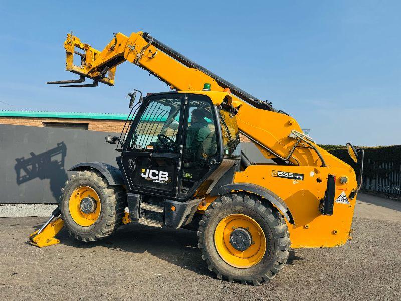 JCB 535-125 HIGH VIS TELEHANDLER *YEAR 2017*C/W PALLET TINES*