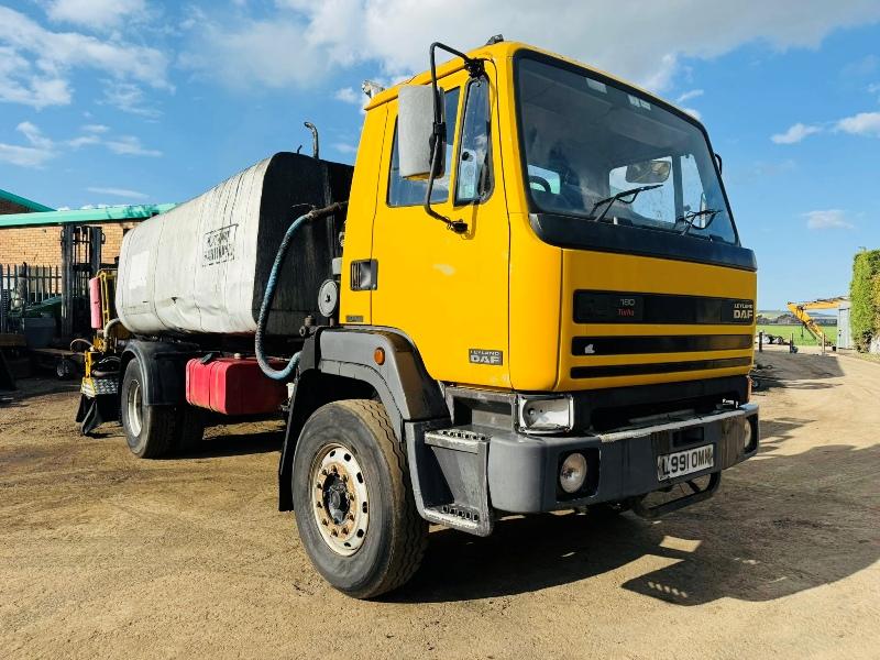 LEYLAND DAF 60-180 TURBO TAR SPRAYER LORRY*VIDEO*