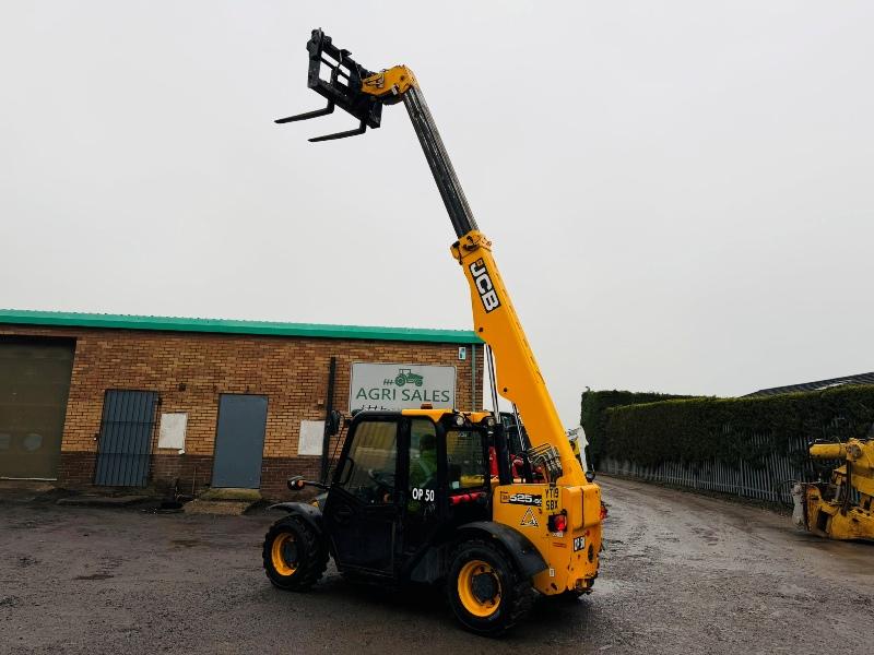 JCB 525-60 HI VIZ TURBO TELEHANDLER*YEAR 2019*C/W BUCKET & TINES*VIDEO*