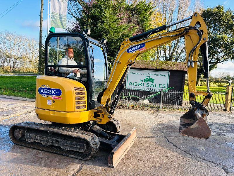 CATERPILLAR 302.7 TRACKED EXCAVATOR *YEAR 2014* C/W QUICK HITCH *VIDEO*