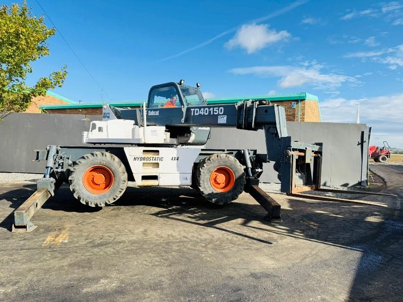 BOBCAT TD40150 ROTO TELEHANDLER*C/W PALLET TINES*VIDEO*