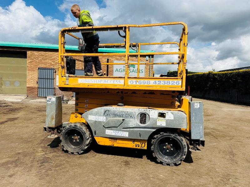 HAULOTTE COMPACT 12DX SCISSOR LIFT*YEAR 2015*2268 HOURS*VIDEO*