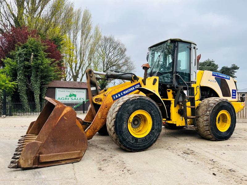 NEW HOLLAND W270B 4WD LOADING SHOVEL C/W LOAD MASTER 8000IX *VIDEO*