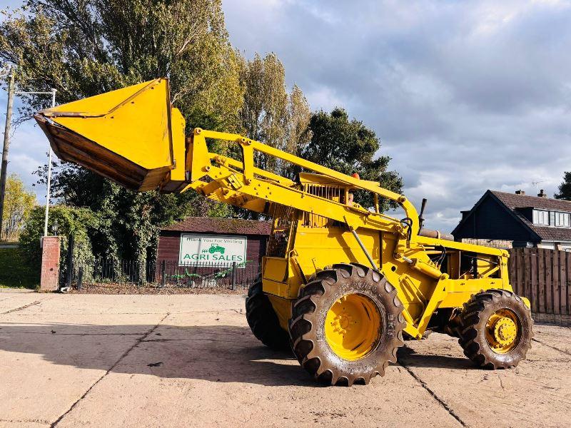 VOLVO BM 4WD LOADING SHOVEL C/W JCB Q FIT HEAD STOCK *VIDEO*