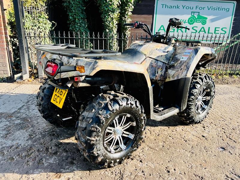QUADZILLA 450S CFORCE 4WD QUAD BIKE *YEAR 2017, 837 MILES* C/W WINCH *VIDEO*