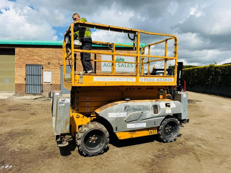 HAULOTTE COMPACT 12DX SCISSOR LIFT*YEAR 2015*2268 HOURS*VIDEO*