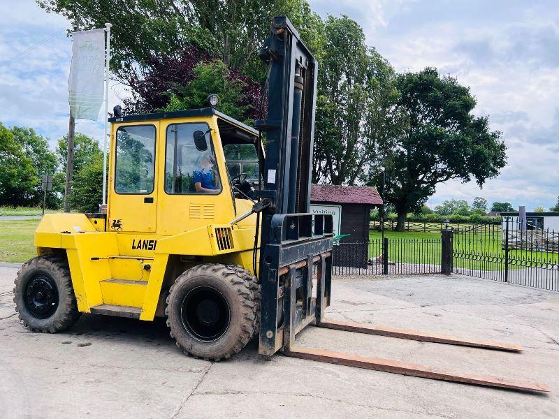 LANCING HENLEY 7/12 DIESEL FORKLIFT C/W SIDE SHIFT *VIDEO*
