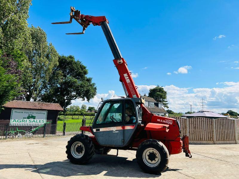 MANITOU MLT628T 4WD TELEHANDLER *AG-SPEC* C/W PICK UP HITCH *VIDEO*