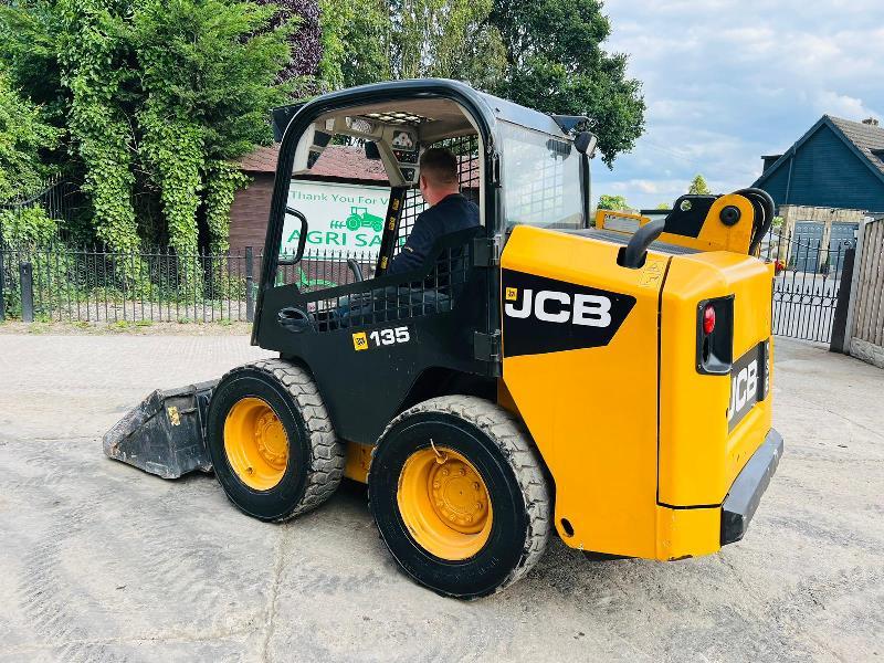 JCB 135 4WD SKIDSTEER * YEAR 2014 * C/W BUCKET *VIDEO*