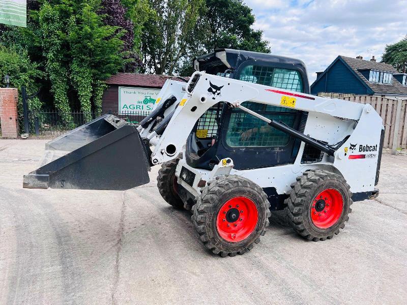 BOBCAT S550 4WD SKIDSTEER *YEAR 2016, 3974 HOURS* C/W BUCKET *VIDEO*