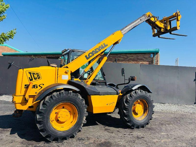 JCB 526S TELEHANDLER JOYSTICK CONTROL*C/W PALLET TINES*VIDEO*