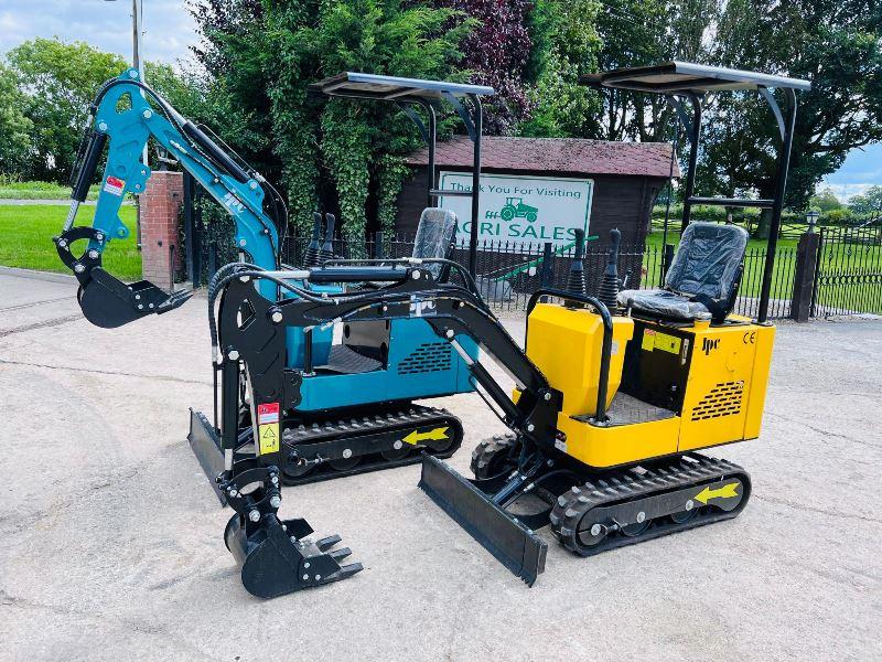 UNUSED JPC PC10 TRACKED EXCAVATOR * YEAR 2023, CHOICE OF 2*VIDEO*