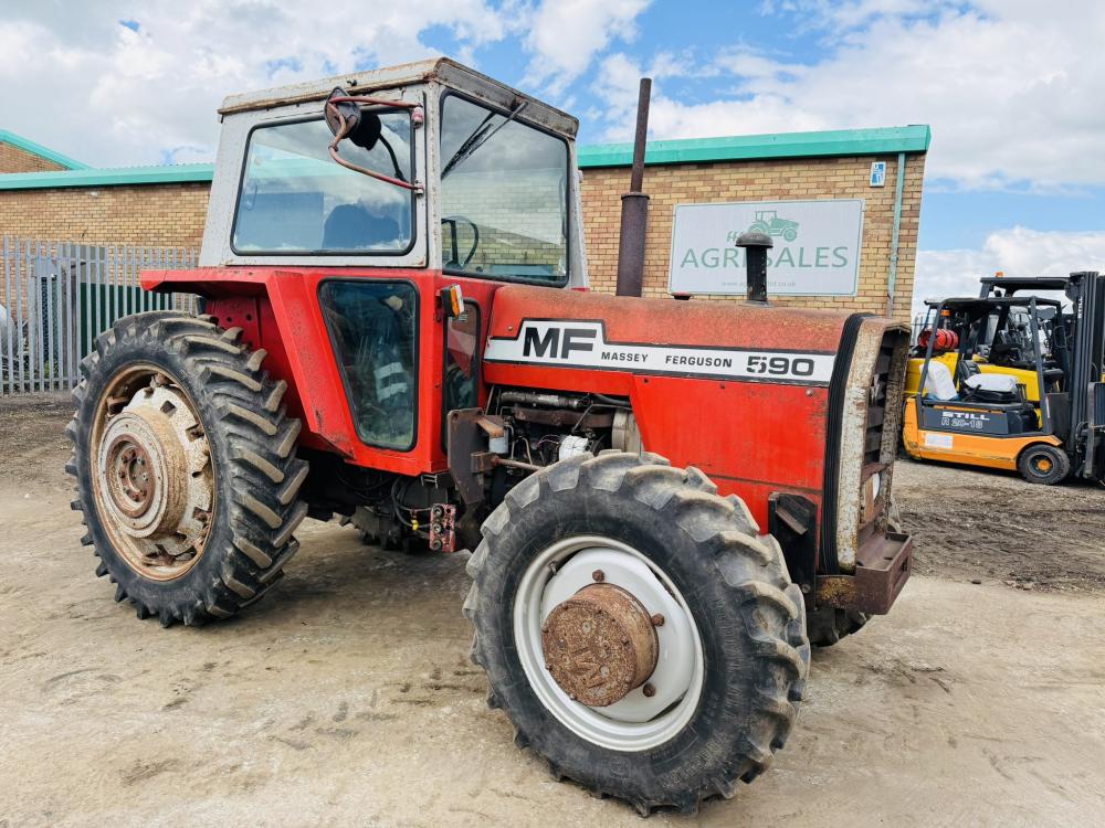 MASSEY FURGUSON 590 4WD TRACTOR*C/W MULTI POWER*VIDEO*