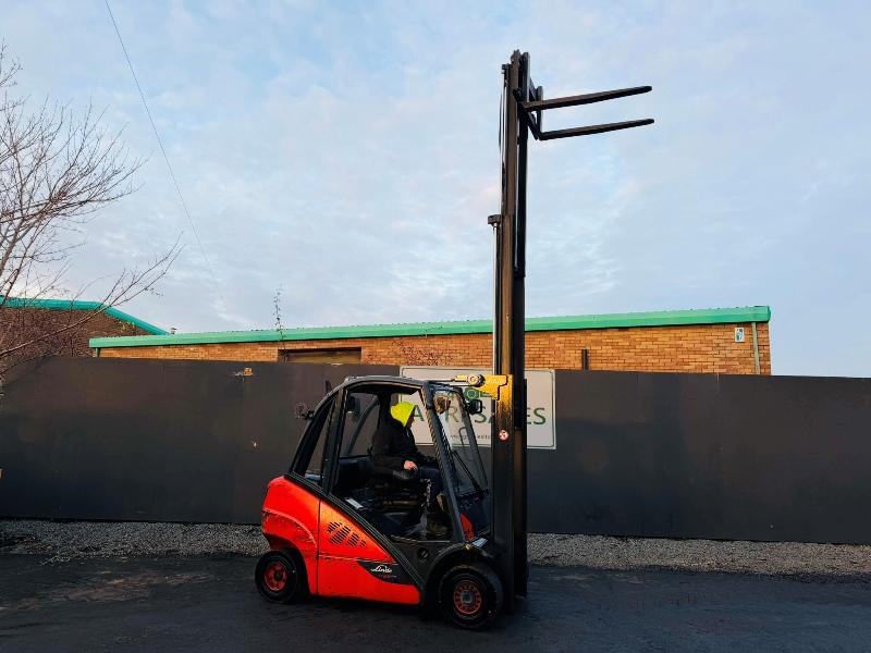 LINDE H25D-02 FORKLIFT*YEAR 2015*C/W PALLET TINES*VIDEO*