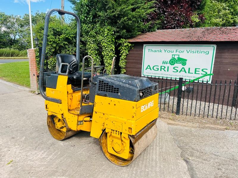 BOMAG BW80AD DOUBLE DRUM ROLLER C/W ROLE FRAME *VIDEO*