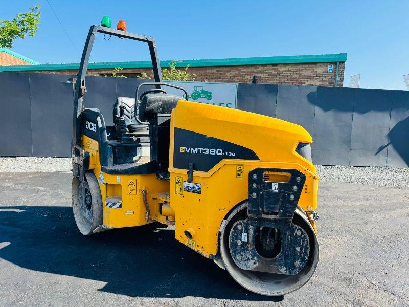 JCB VMT380-130 TANDEM ROLLER*YEAR 2015*VIDEO*