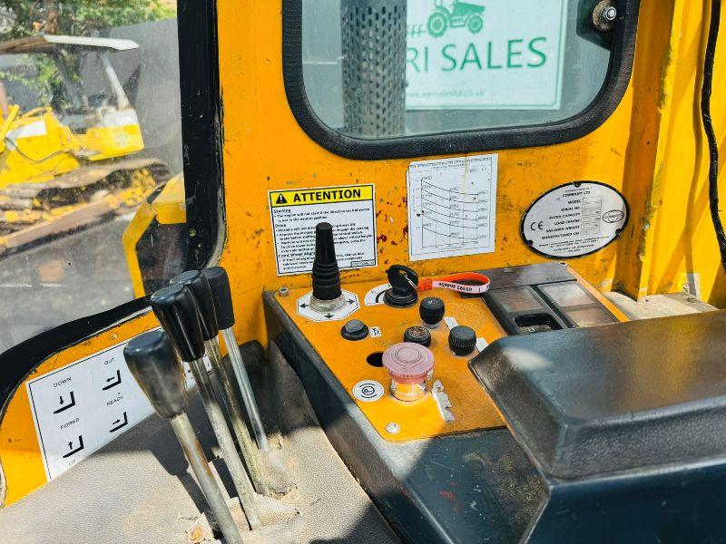 COMBILIFT 4000 DIESEL TRUCK MOUNTED FORKLIFT*C/W FORK POSITIONER*VIDEO*