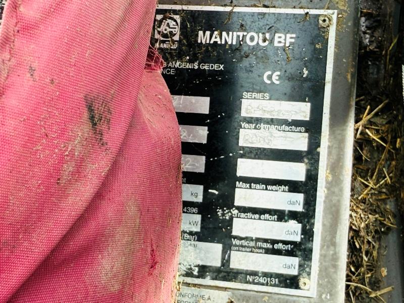 MANITOU MT732 TELEHANDLER*C/W PALLET TINES*VIDEO*