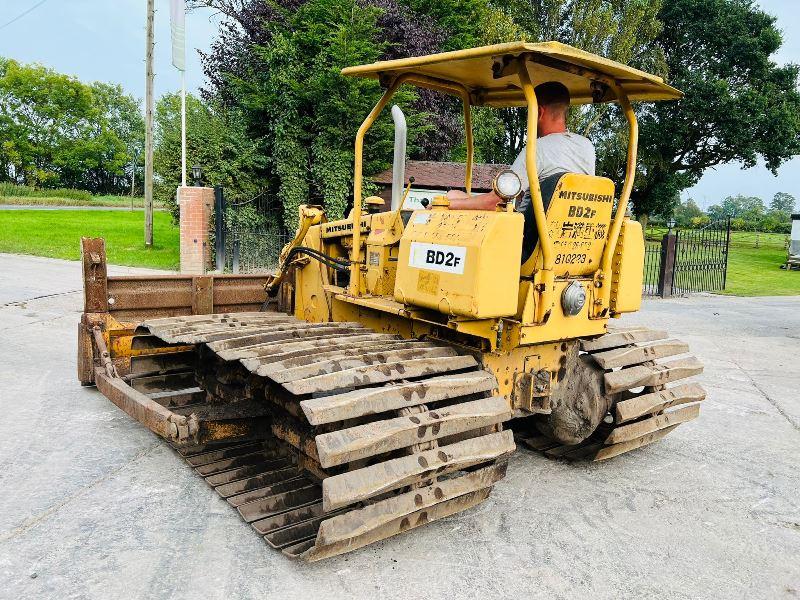 MITSUBISHI BD2P DOZER C/W STRAIGHT BLADE & TILT *VIDEO*