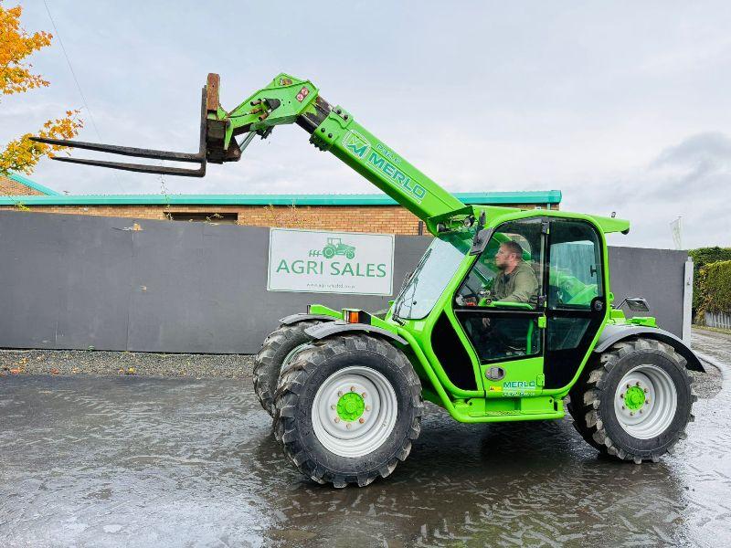 MERLO P32.6+ TELEHANDLER 4WD*C/W PALLET TINES*VIDEO*
