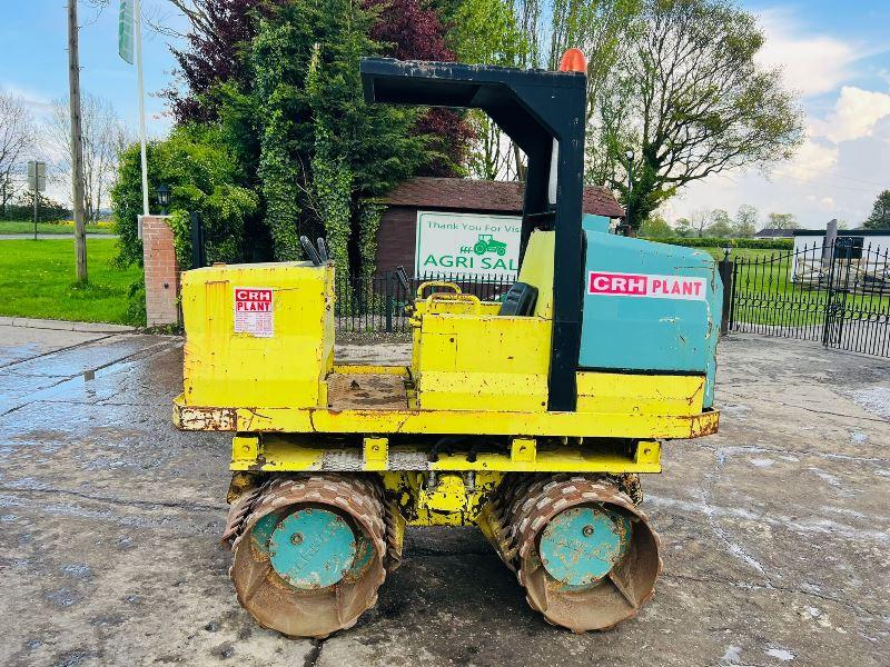RAMMAX 2900-HF DOUBLE DRUM TRENCH ROLLER C/W KUBOTA ENGINE *VIDEO*