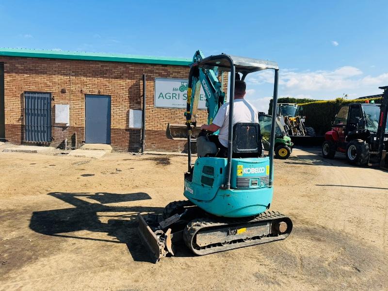 KOBELCO SK17SR-5 EXCAVATOR*YEAR 2016*C/E BUCKET*VIDEO*