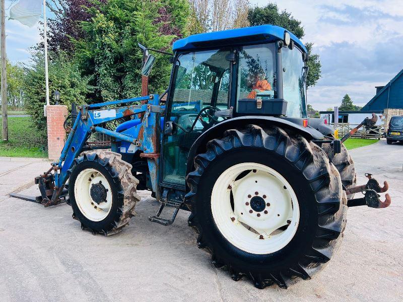 NEW HOLLAND TN75D 4WD TRACTOR *2837 HOURS*C/W LOADER, BUCKET, TINES*VIDEO*