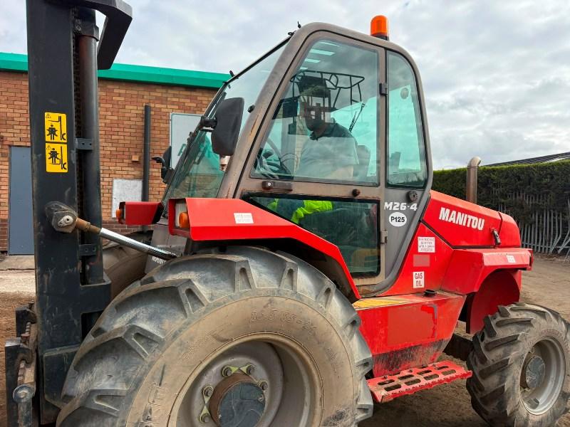 MANITOU M26-4 FORKLIFT*C/W PALLET TINES*VIDEO*