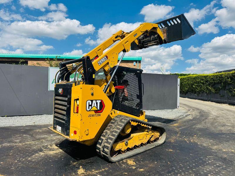 CATERPILLAR 289D3 TRACKED SKIDSTEER*C/W BUCKET*YEAR 2021*VIDEO*