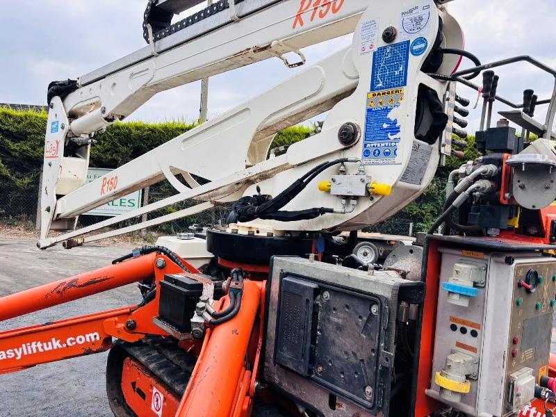 EASYLIFT TRACKED MANLIFT*C/W SAFETY BASKET*ONLY 1211 HOURS*VIDEO*