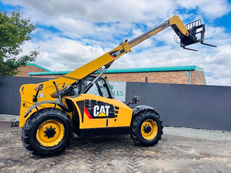 CATERPILLAR TH337 4WD TELEHANDLER*C/W PALLET TINES*YEAR 2012*VIDEO*