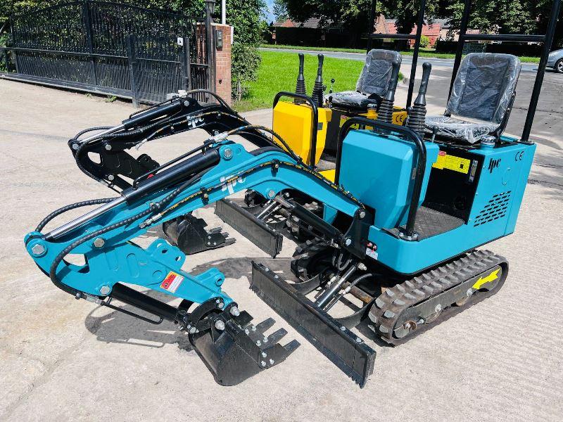 UNUSED JPC PC10 TRACKED EXCAVATOR * YEAR 2023, CHOICE OF 2*VIDEO*