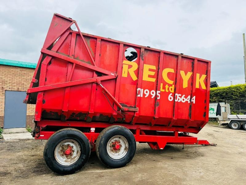 HORN MACHINERY 10 TONNE TIPPING TRAILER*VIDEO*