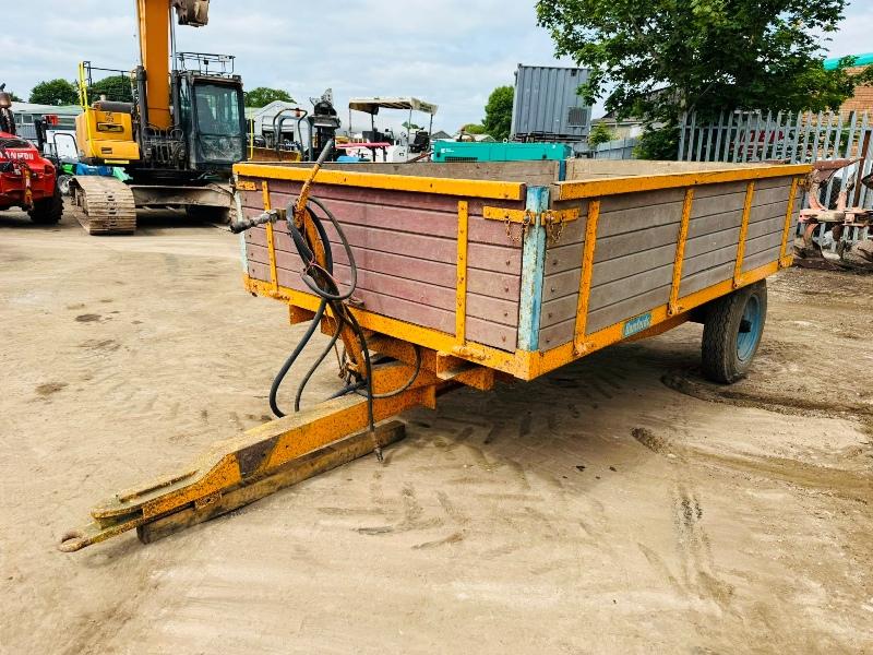BAMFORDS SINGLE AXLE TIPPING TRAILER*VIDEO*