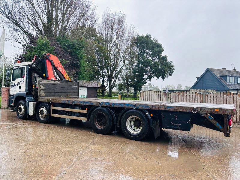 MAN 32.353 DOUBLE DRIVE FLAT BED LORRY *CRANE & SUPPORT LEGS NOT INCLUDED*VIDEO*