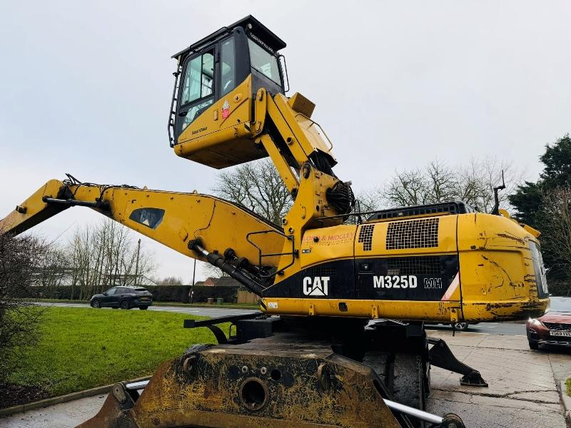 CATERPILLAR M325D HIGH RISE SCRAP HANDLER*C/W ROTATING SCRAP GRAB*VIDEO*