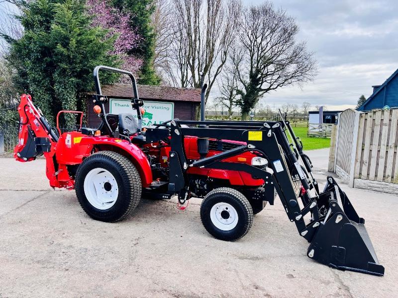  BRAND NEW SIROMER 304 4WD TRACTOR WITH LOADER & BACK ACTOR YEAR 2023 *VIDEO*