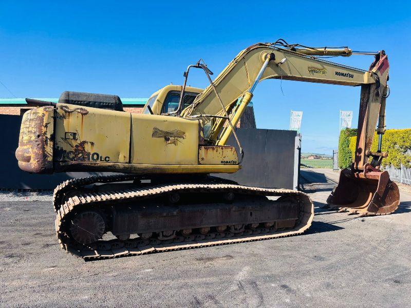 KOMATSU PC210LC-6 TRACKED EXCAVATOR *C/W BUCKET*VIDEO*