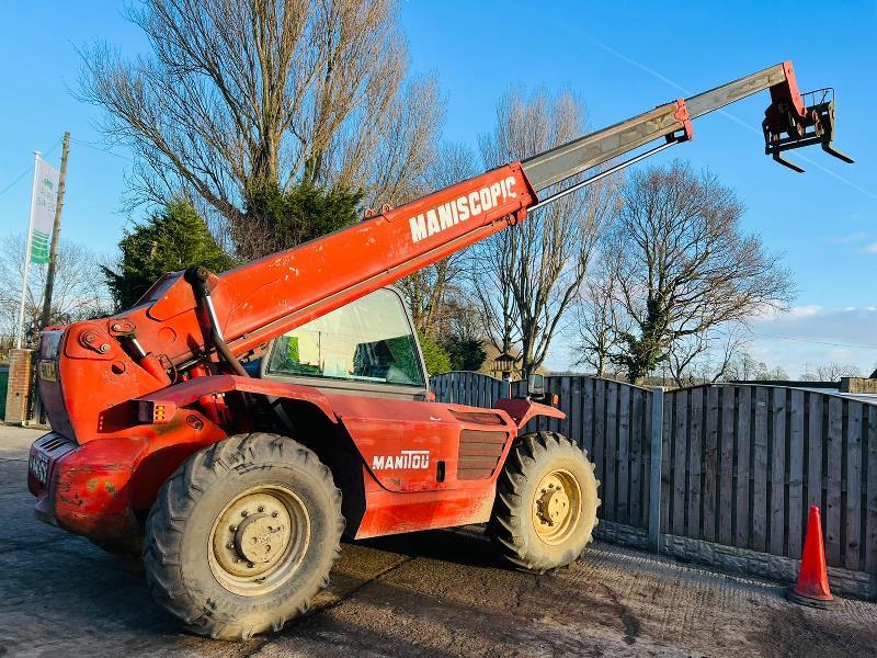 MANITOU MT1240 4WD TELEHANDLER * 12 METER * C/W PALLET TINES *VIDEO*