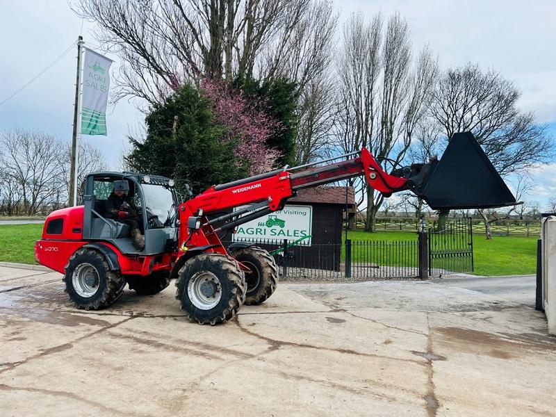 WEIDEMAN 3070CX 4WD TELEHANDLER *YEAR 2011* C/W BUCKET *VIDEO*
