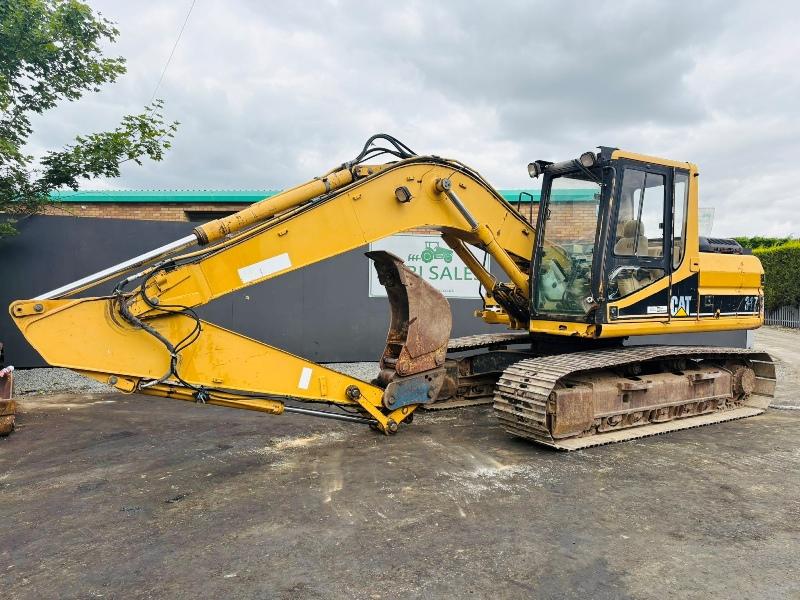 CATERPILLAR 317 EXCAVATOR*C/W QUICK HITCH AND BUCKET*VIDEO*