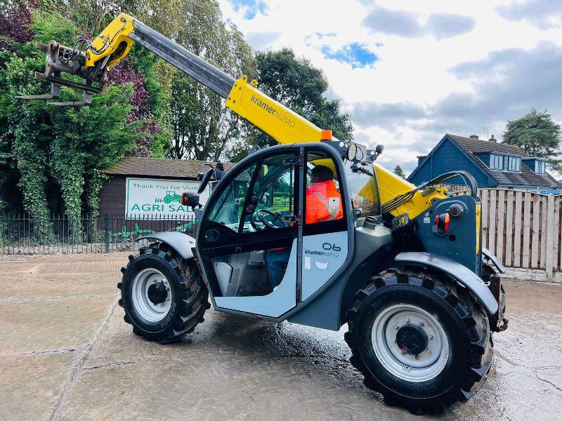 KRAMER 407 4WD TELEHANDLER *YEAR 2011, AG SPEC, NEW ENGINE FITTED 2017*VIDEO*