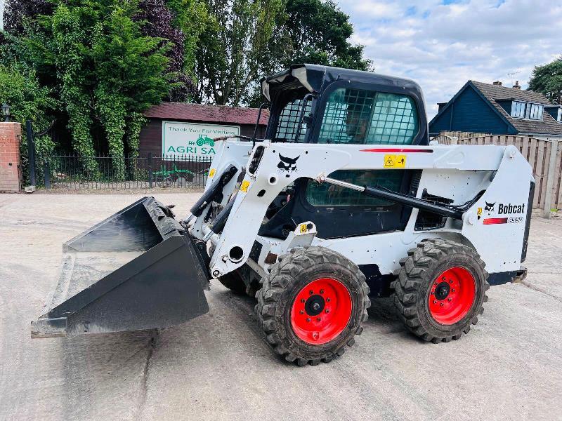 BOBCAT S550 4WD SKIDSTEER *YEAR 2016, 3974 HOURS* C/W BUCKET *VIDEO*