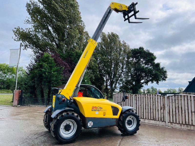 KRAMER 407 4WD TELEHANDLER *YEAR 2011, AG SPEC, NEW ENGINE FITTED 2017*VIDEO*
